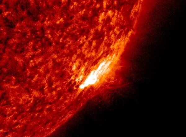 Long-duration M5.1 solar flare erupts from Region 3575