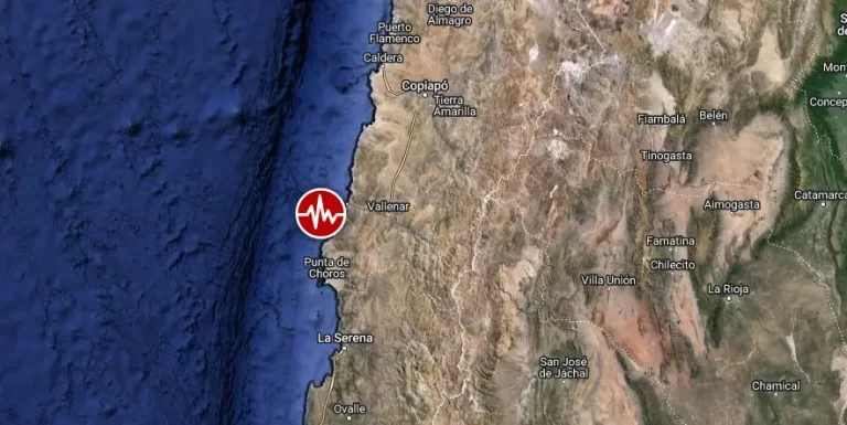Shallow M6.0 earthquake hits near the coast of Atacama, Chile