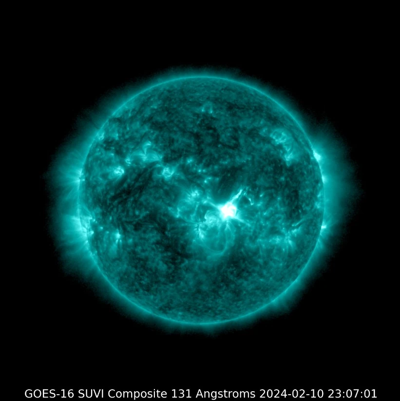 m9.0 solar flare february 10 2024 suvi 131