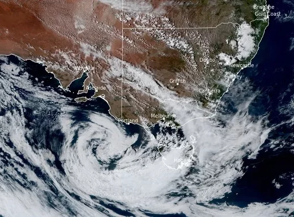 satellite image of se australia victoria at 0630 utc on february 28 2024 jma himawari-9