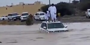 Extreme flash flooding in Al Dakhiliyah, Oman