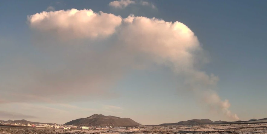 High levels of sulfur dioxide emissions in Reykjanes Peninsula, Iceland