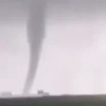 Large tornado in Tunisia's Ariana District february 29 2024
