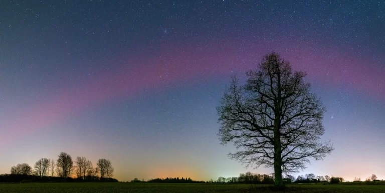 SAR arc outbreak over the Baltics and Russia march 3 2024