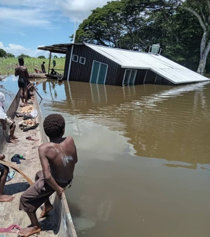 earthquake and flooding aftermath in papua new guinea - march 2024 b