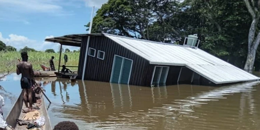 earthquake and flooding aftermath in papua new guinea - march 2024