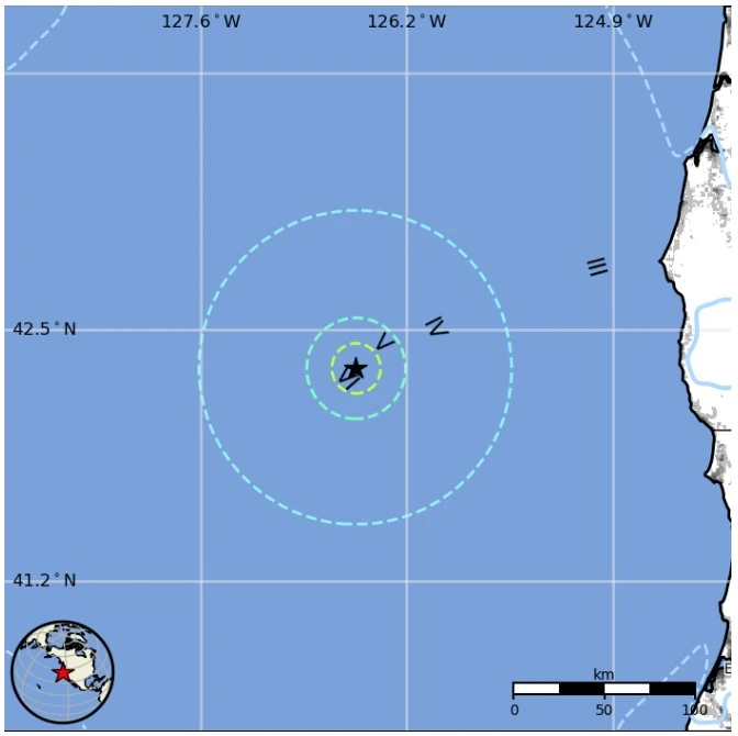 m5.7 earthquake off the coast of oregon march 27 2024 usgs epe