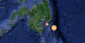 Strong M6.1 earthquake hits off the coast of Davao, Philippines