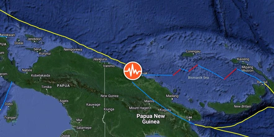 papua new guinea m6.9 earthquake march 23 2024 location map f