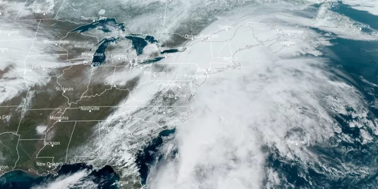 satellite image of eastern united states noaa goes-east at 1900 utc on march 23 2024 f