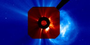 Proton flux rising following multiple long-duration C-class flares, S1 – Minor solar radiation storm