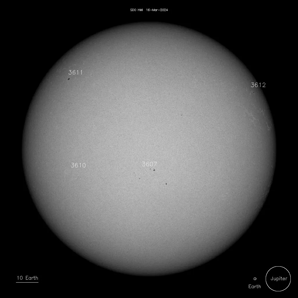sunspots on march 16 2024