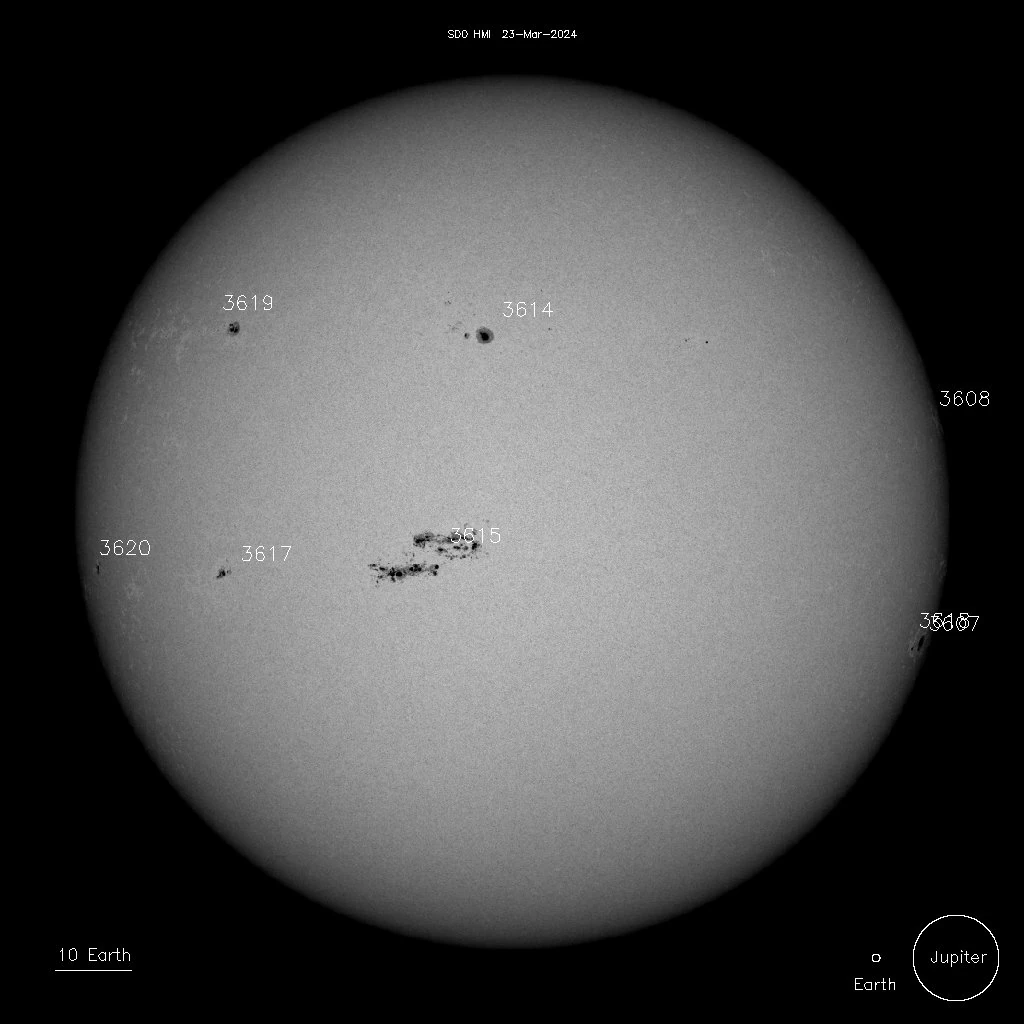 sunspots on march 23 2024