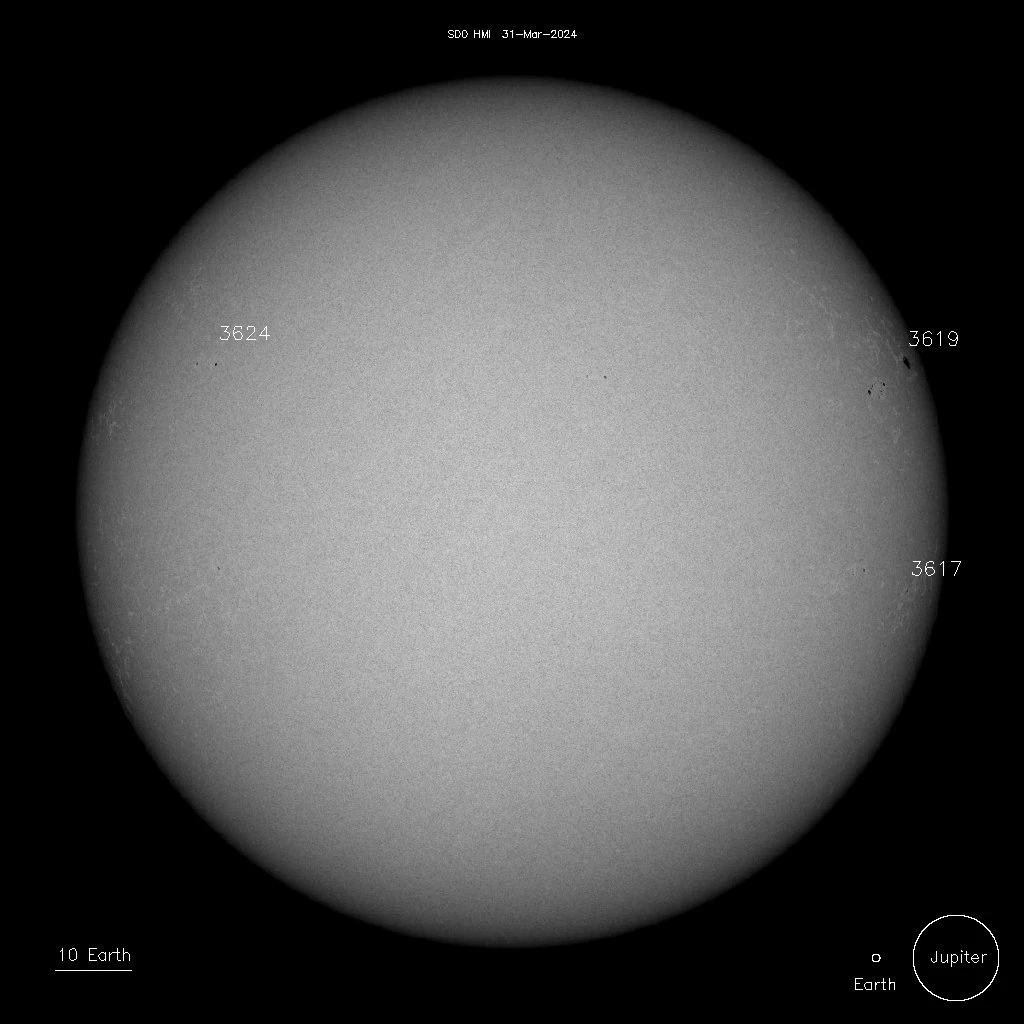 sunspots on march 31 2024