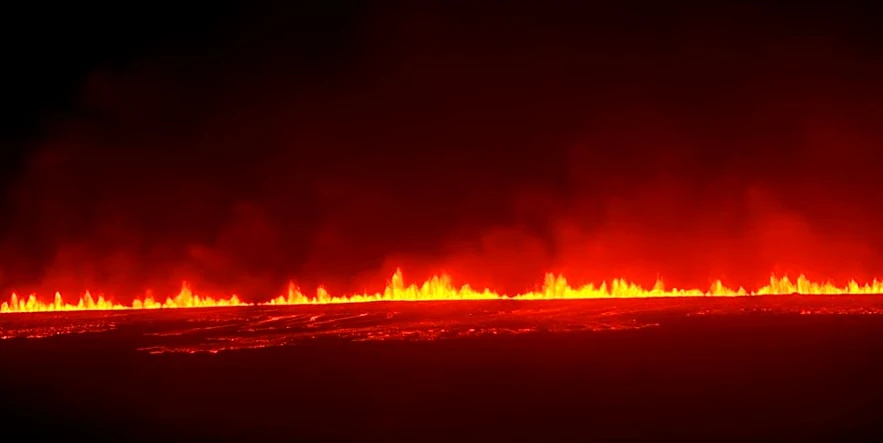 volcanic eruption reykjanes peninsula march 16 2024