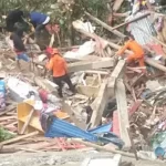 Destructive landslide hits Indonesia's South Sulawesi april 13 2024