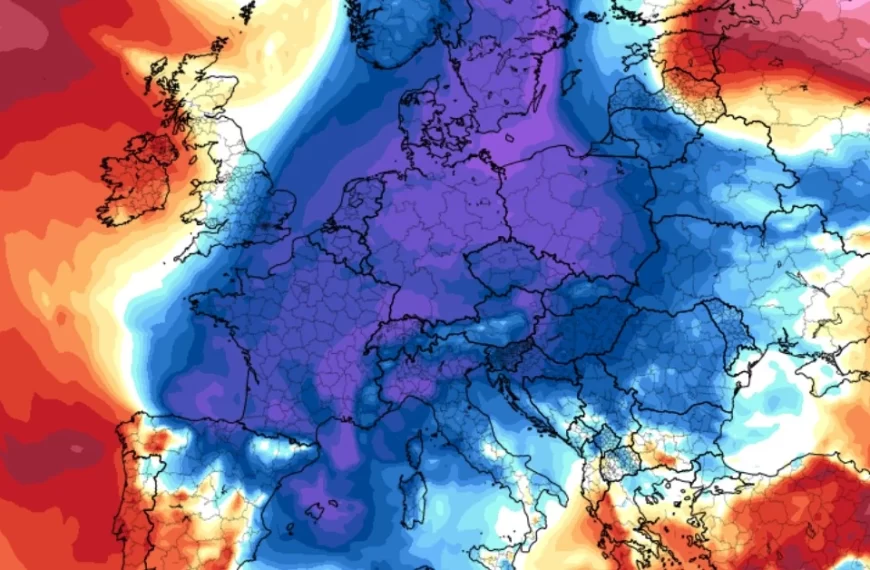 High-risk for catastrophic morning frost across most of central Europe