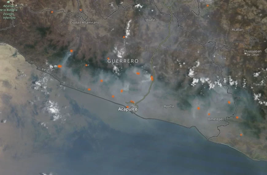 acapulco guerrero smoke from wildfires april 24 2024