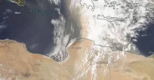 Severe dust storm strikes eastern Libya, turning skies eerie red