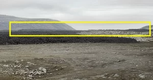 Continuous lava flow threatens Grindavík barriers, Iceland