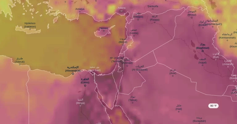 israel ecmwf temperatures april 25 2024