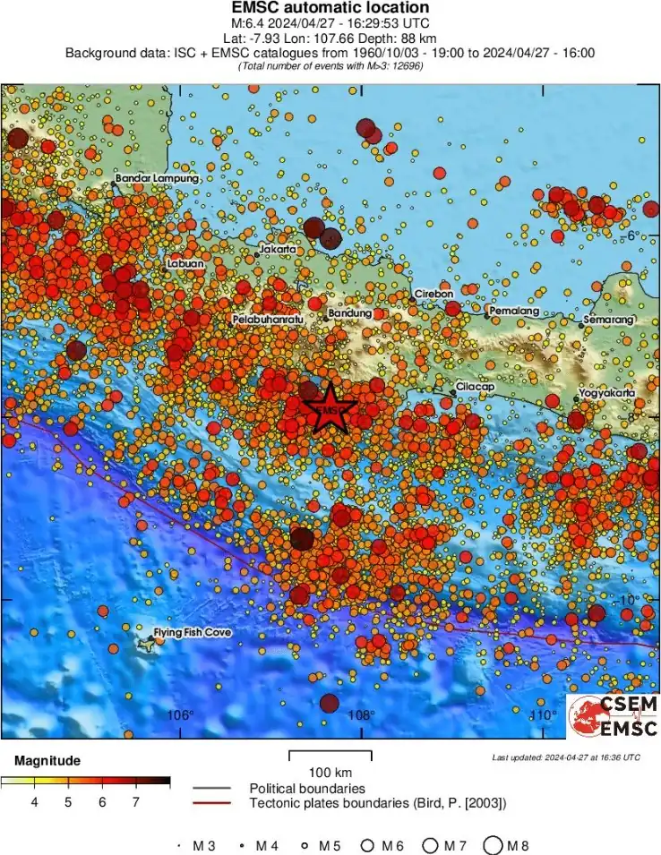 java indonesia m6.2 earthquake april 27 2024 emsc regional seismicity