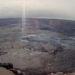kilauea volcano summit caldera april 24 2024