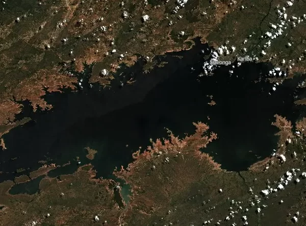 lake kariba satellite image april 4 2024