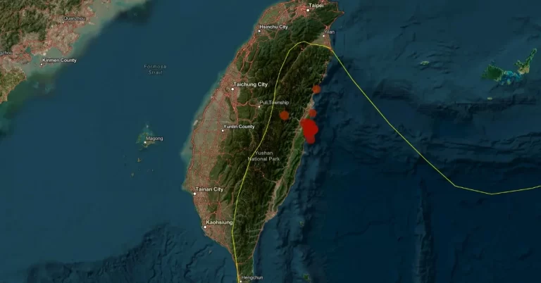 m5.8 hualien taiwan earthquake april 22 2024