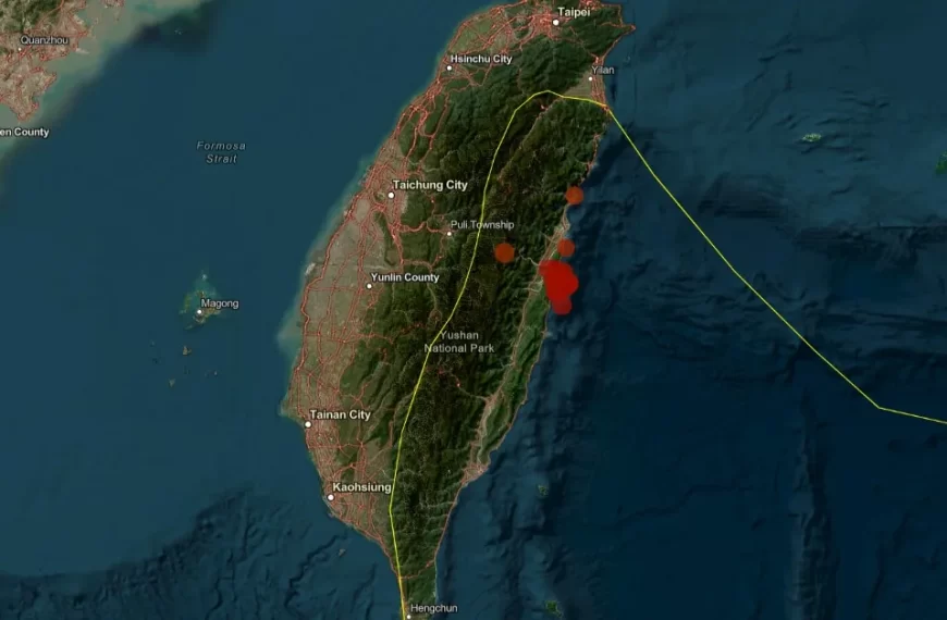 m5.8 hualien taiwan earthquake april 22 2024