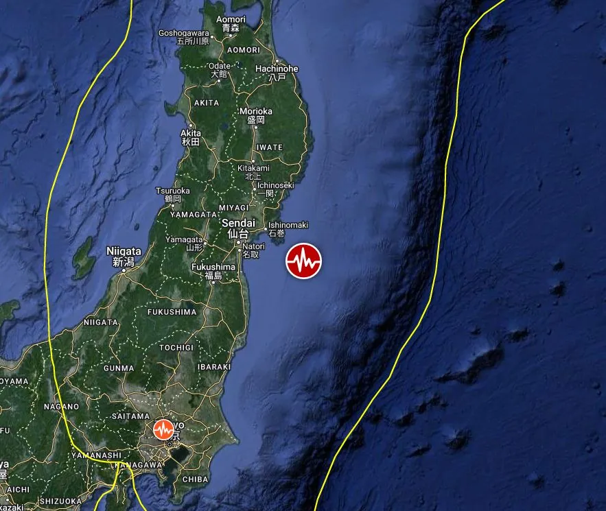 m6.1 earthquake japan april 4 2024 location map bg