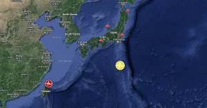 Deep M6.9 earthquake hits off the west coast of Ogasawara Islands, Japan