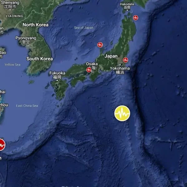 m6.9 earthquake ogasawara japan april 27 2024 location map