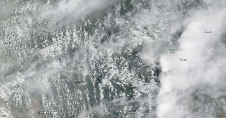 mizoram india april 22 2024 terra modis
