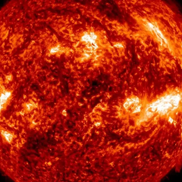 Rare quadruple solar flare event on April 23, 2024