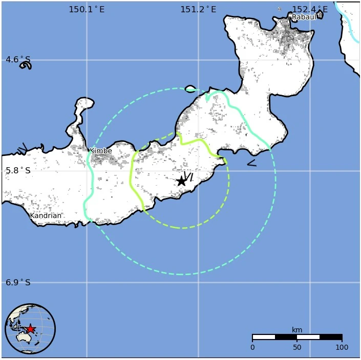 new britain papua new guinea m6.5 earthquake april 14 2024 usgs epe