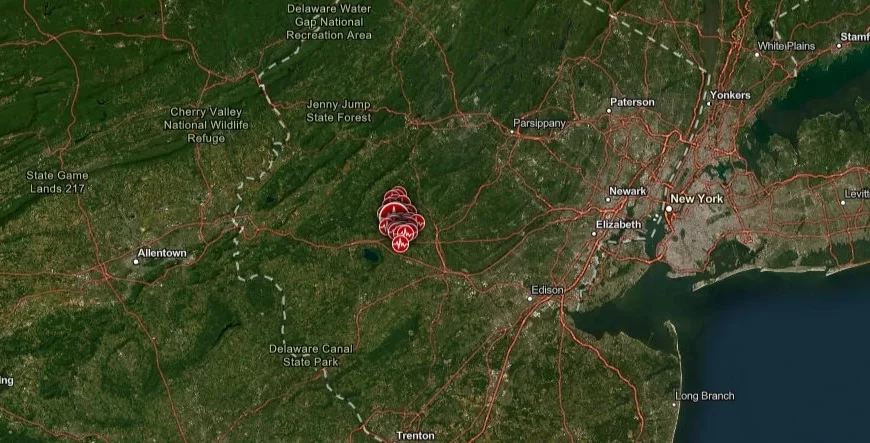 new jersey earthquakes april 5 - 11 2024 f