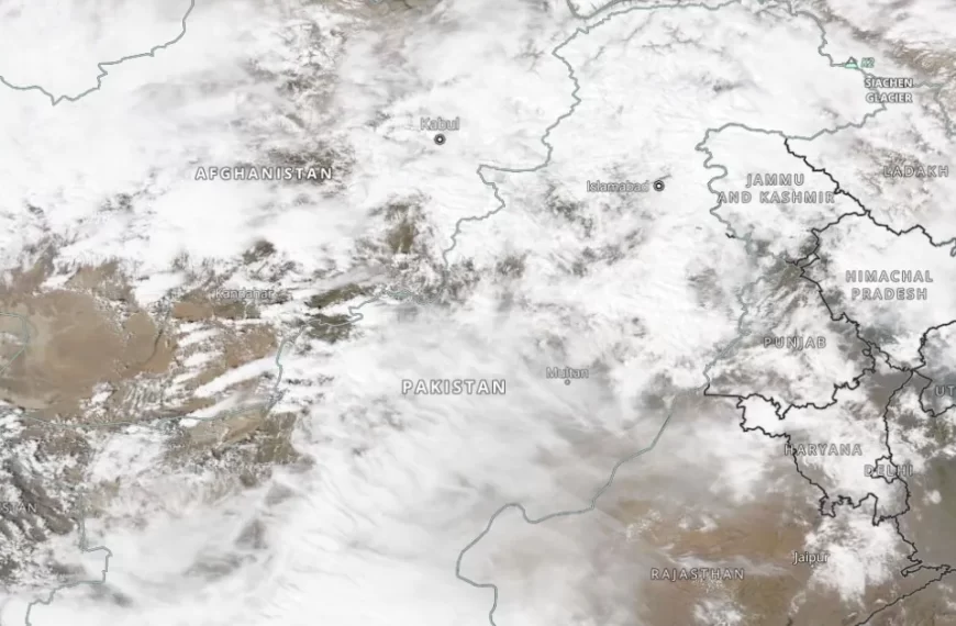 noaa-20 viirs satellite image over afghanistan and pakistan on april 14 2024