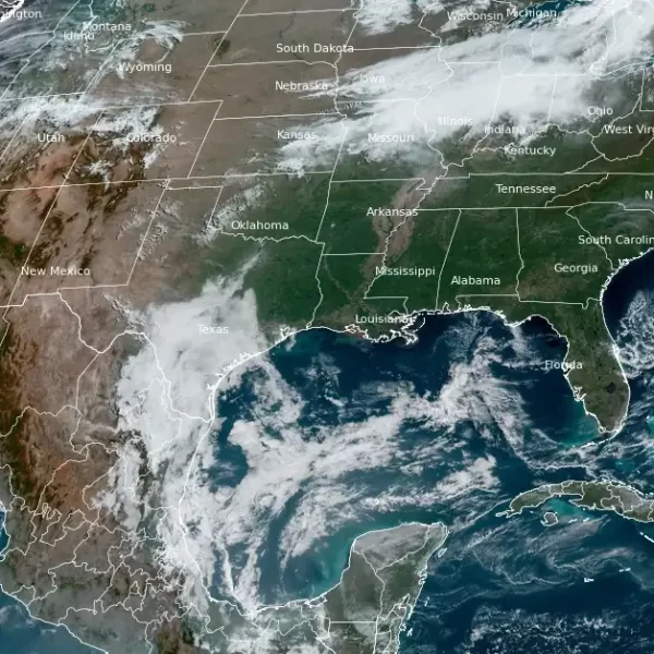 noaa goes east satellite image acquired at 1410 utc on april 23 2024