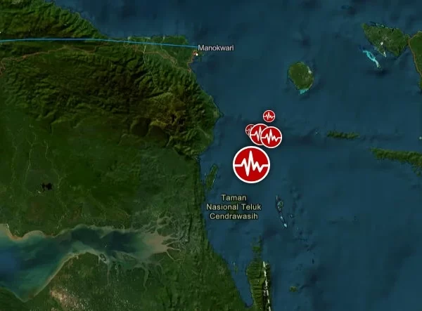 papua indonesia m6.1 earthquake april 9 2024 location map f