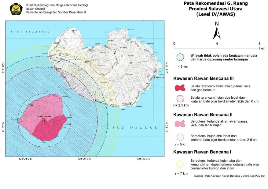 ruang volcano alert map april 17 2024