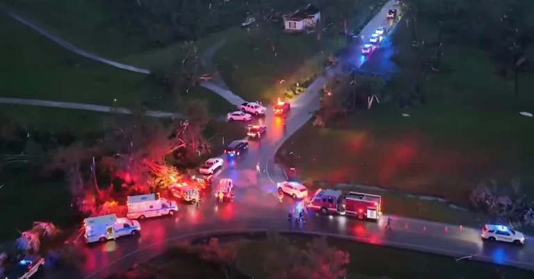 Rare tornado emergency south of Nashville as severe thunderstorms leave 2 dead, several injured in Tennessee may 2024