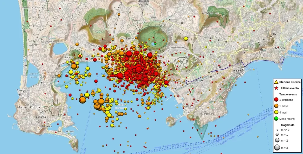 campi flegrei earthquakes in 2024 total to may 21 2024 - 2754