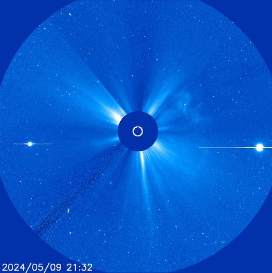 cme produced by x1.1 solar flare on may 9 2024