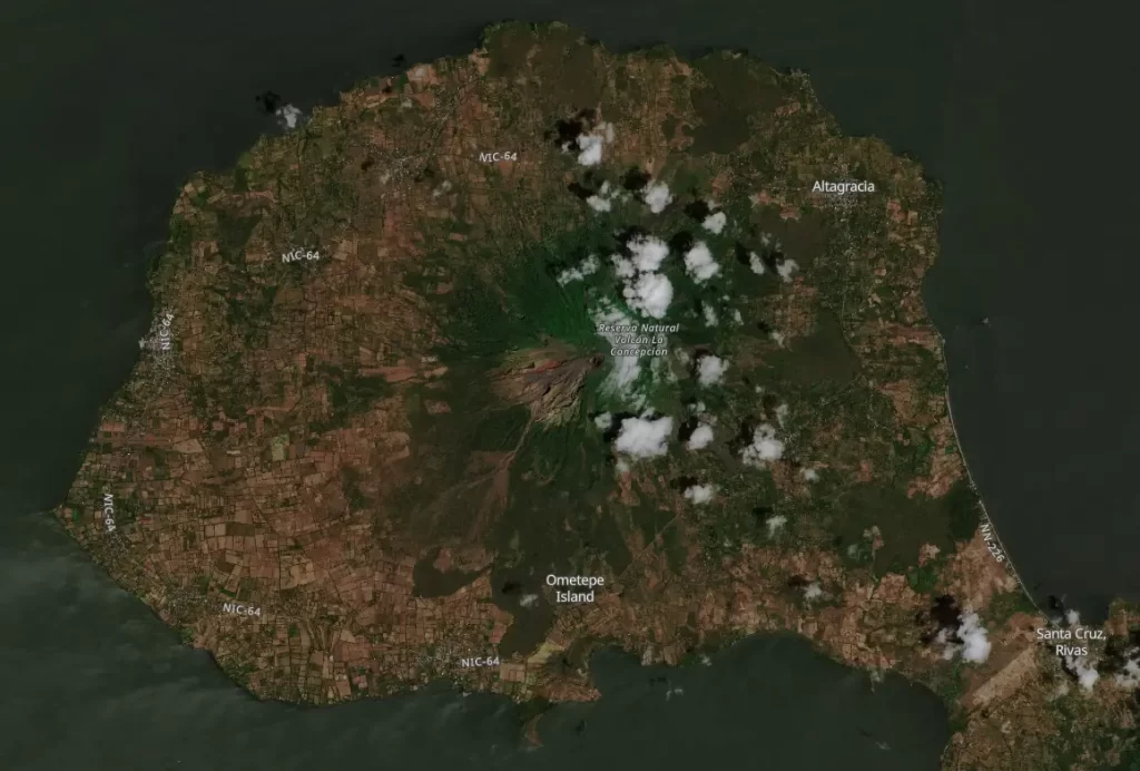 concepcion volcano march 3 2024 sentinel-2