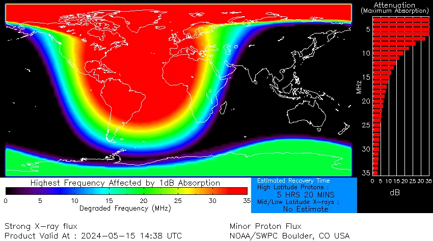 drap x2.9 solar flare may 15 2024
