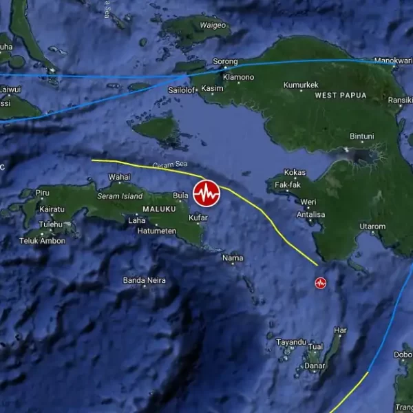 earthquake seram indonesia m6.2 may 5 2024 location map