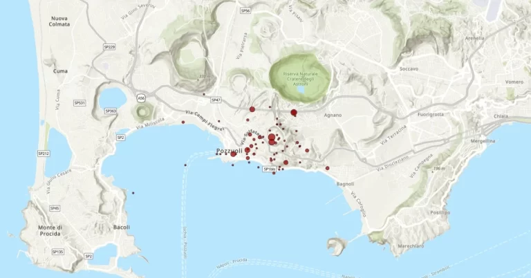 earthquake swarm campi flegrei 7 days to may 21 2024 sam