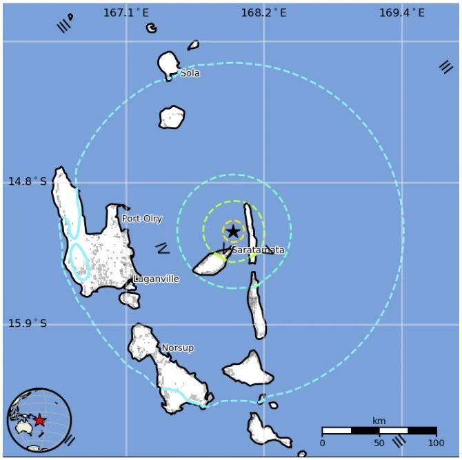m6.1 earthquake vanuatu may 8 2024 usgs epe