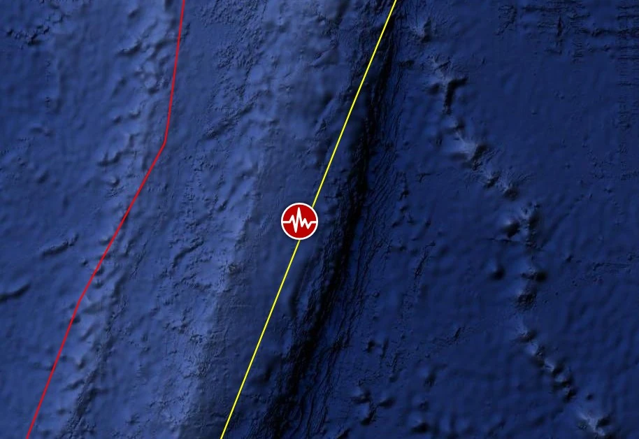 m6.2 earthquake kermadec islands region may 31 2024 location map bg